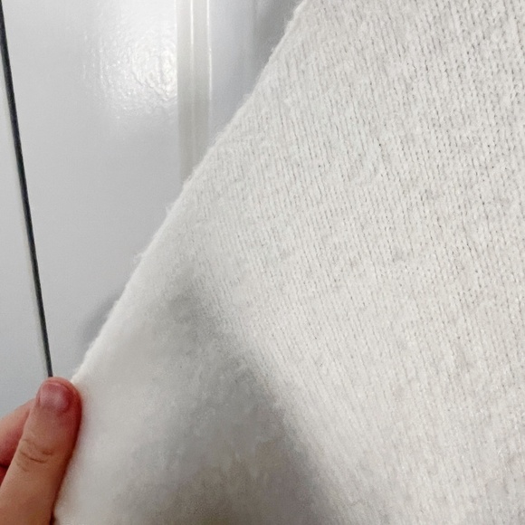 Free People Afterglow Mock Neck Sweater Cream Size M - Picture 7 of 13